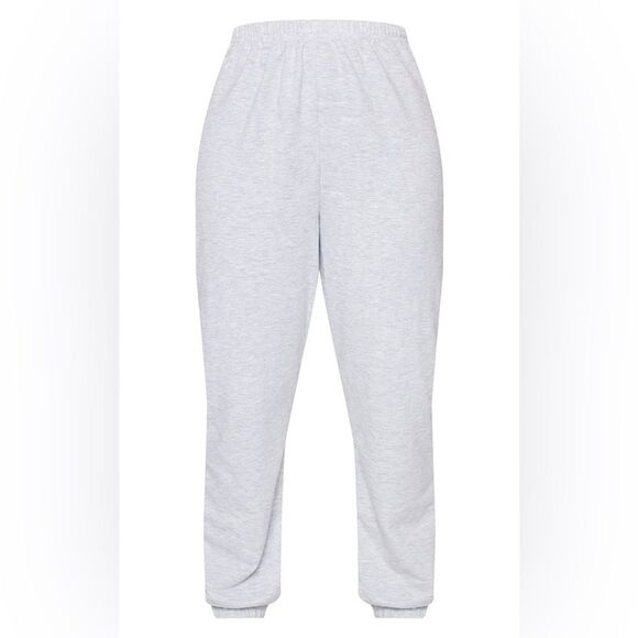 Pretty Little Thing Basic Grey Cuffed Hem Sweatpants Women’s Size 2 Cozy Warm - Picture 5 of 10